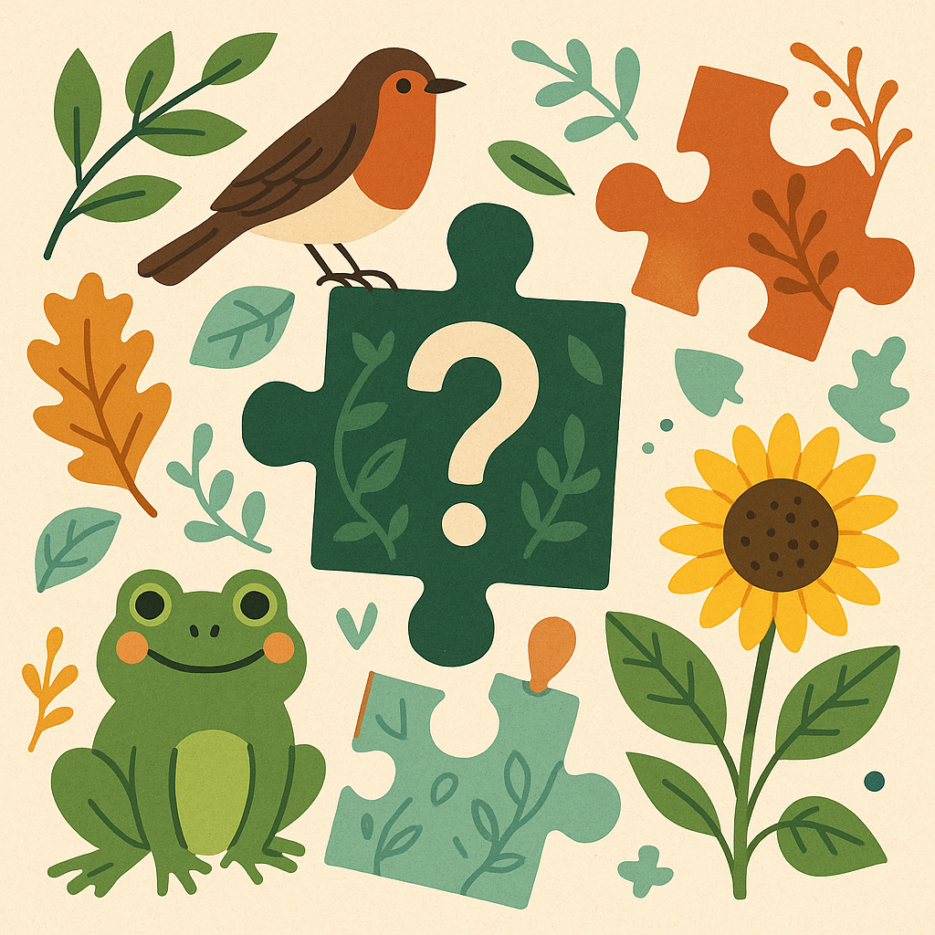 nature-themed riddles illustration