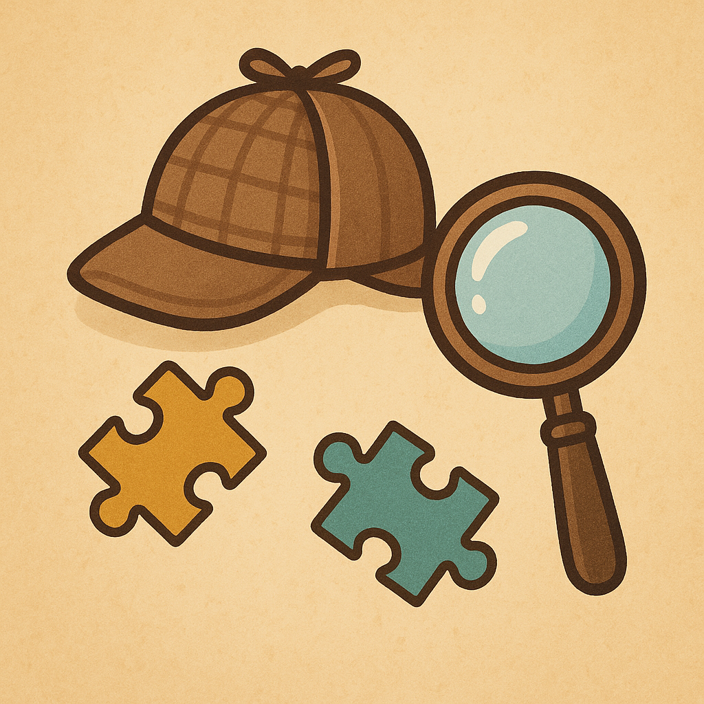 mystery riddles illustration